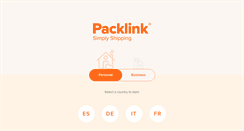 Desktop Screenshot of packlink.com